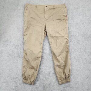 Lauren Ralph Lauren Womens Beige Jogger Pants 16 Cotton/Elastane Blend  28CT